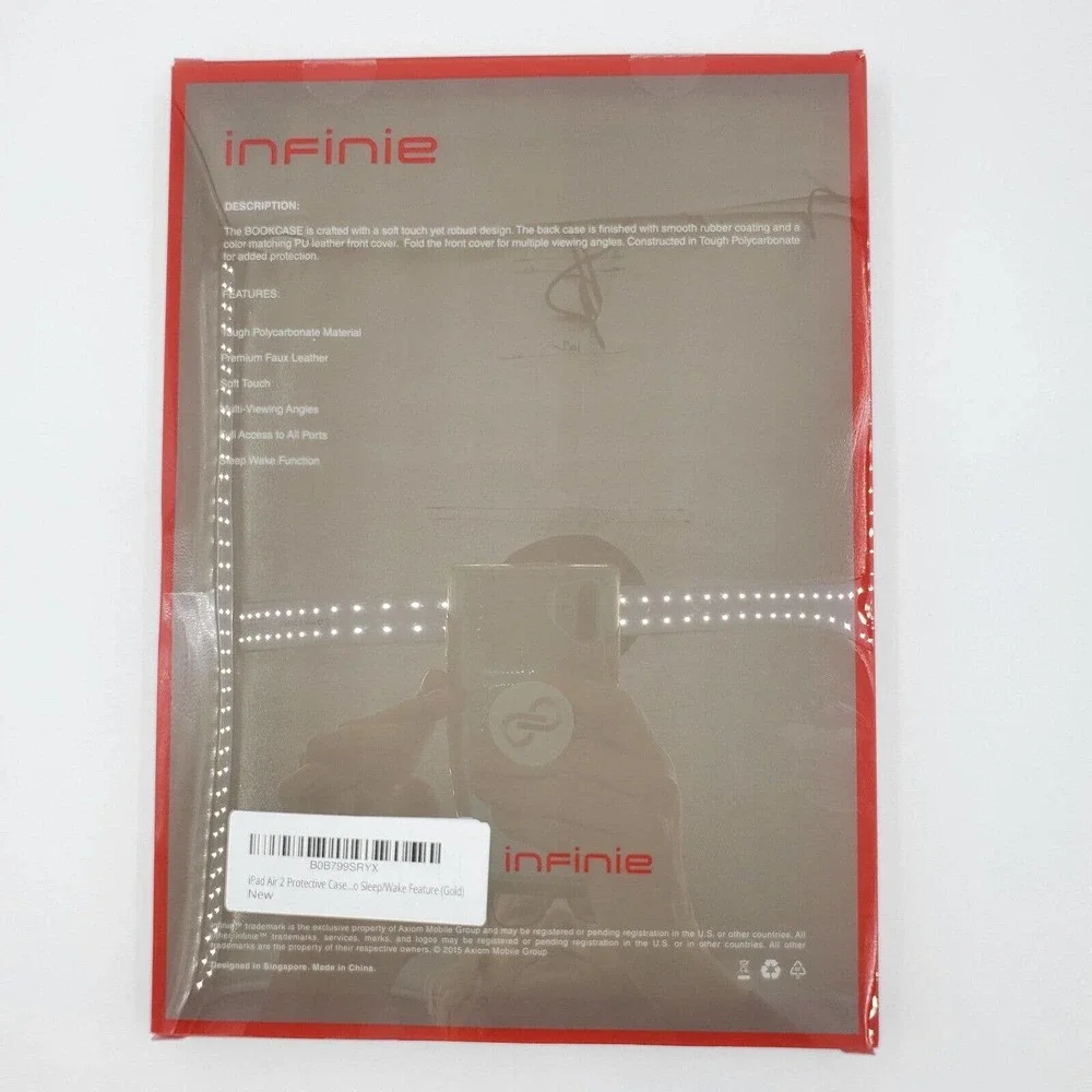 For Apple iPad Air 2 Case Cover Gold NEW sealed in box